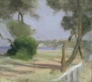 Clarice Beckett Beaumaris Foreshore oil painting on canvas